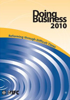 Doing Business in 2010, Reforming through Difficult Times